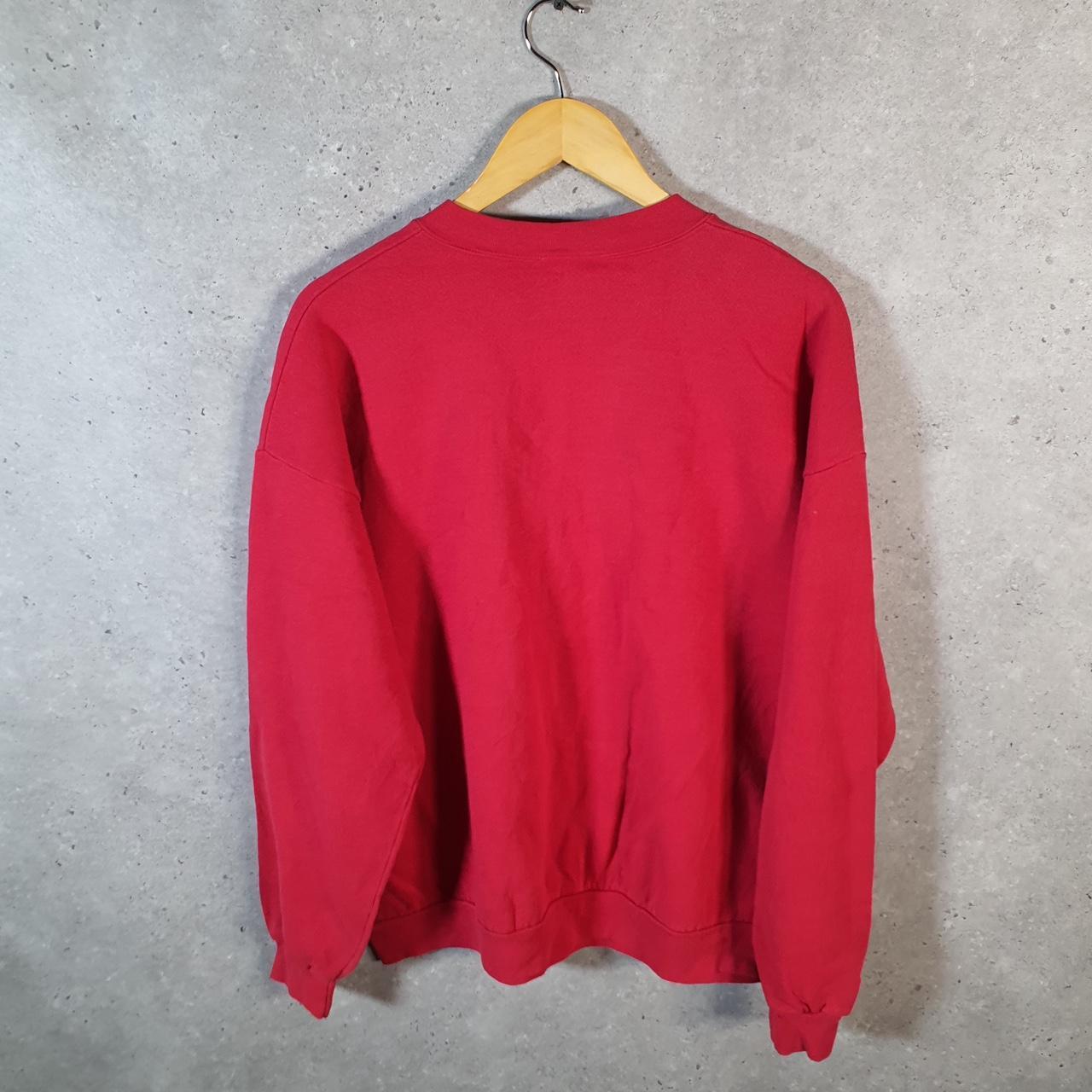 Vintage Lee Cotton Blend 1999 Jesus Christmas Sweatshirt Men’s XL Red USA