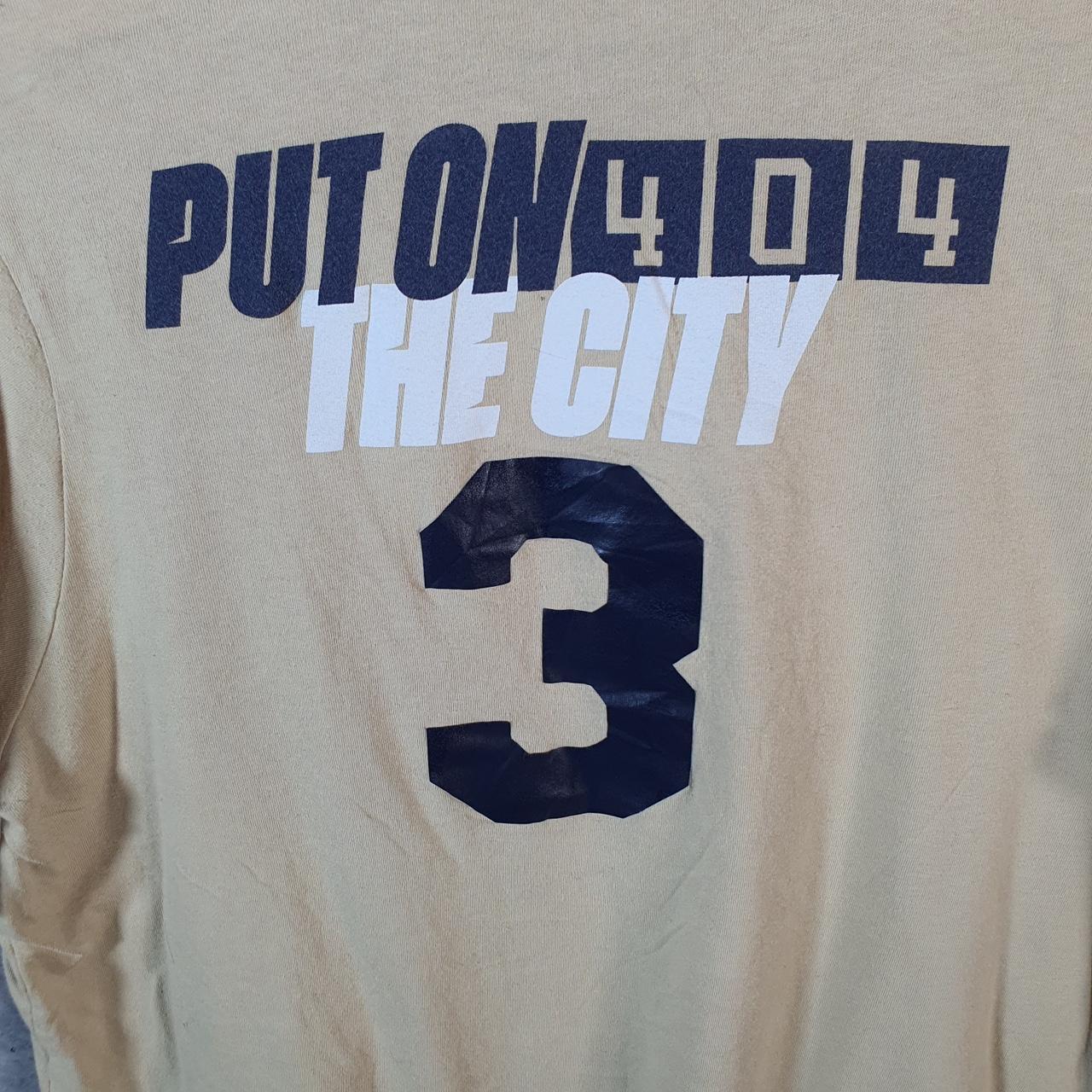 Vintage Adidas Amplifier Retro T Shirt Men’s Large Yellow Three Stripes Logo