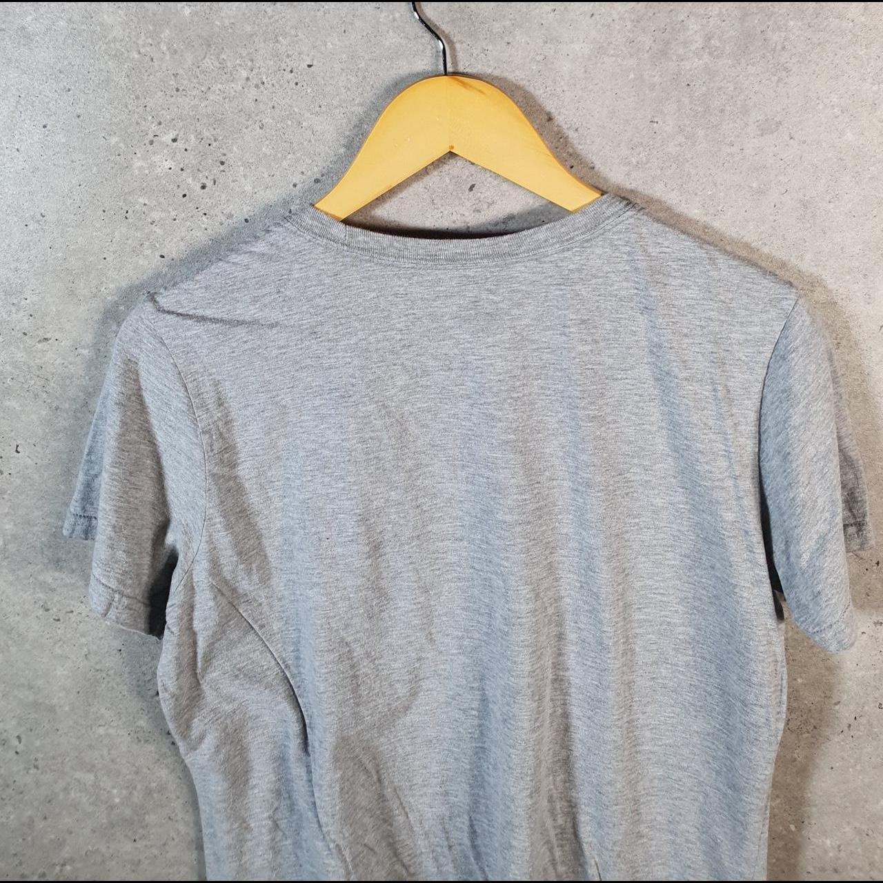 Vintage Adidas Amplifier T Shirt Shirt Men’s Large Grey Three Stripes Logo Athletic C9816