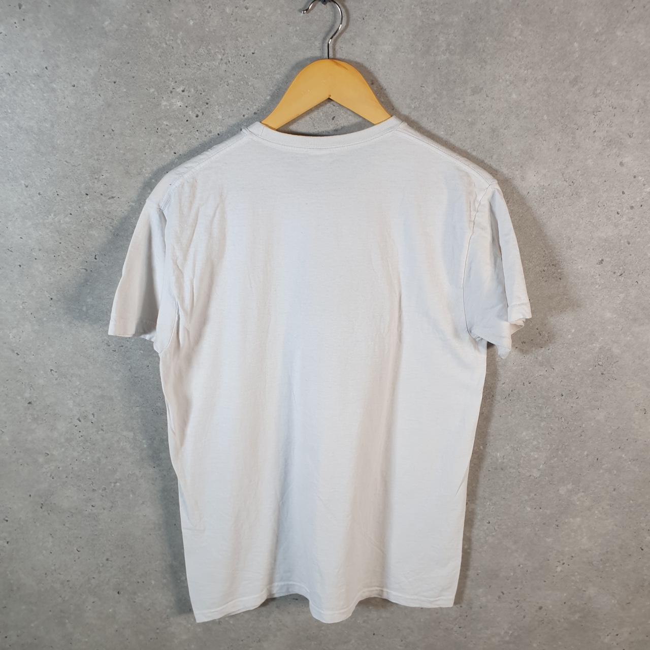 Vintage Fruit Of The Loom NASA T Shirt Men’s Large White Classic Fit Graphic Baggy