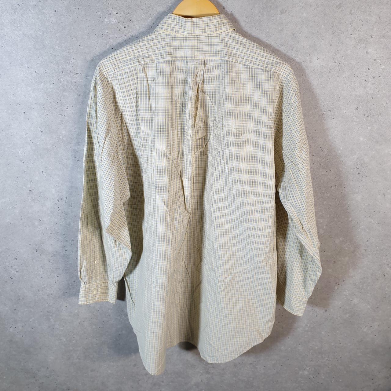 Vintage Ralph Lauren Button Down Shirt Men’s XL Classic Fit Checkered Pony Cotton