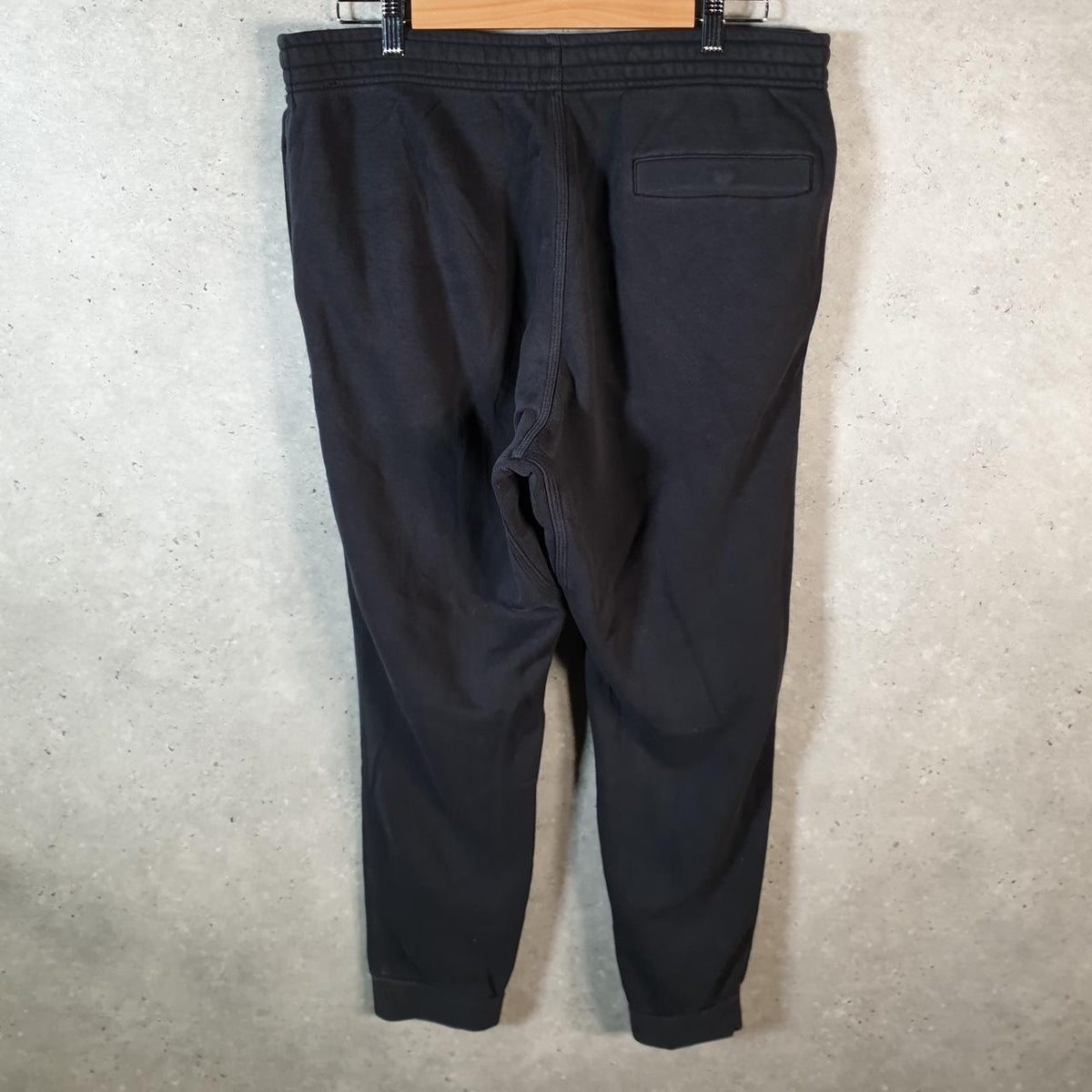 Vintage Nike Sweatpant Joggers Mens XL Black Embroidered Swoosh Sports Tracksuit - Big Fish Vintage