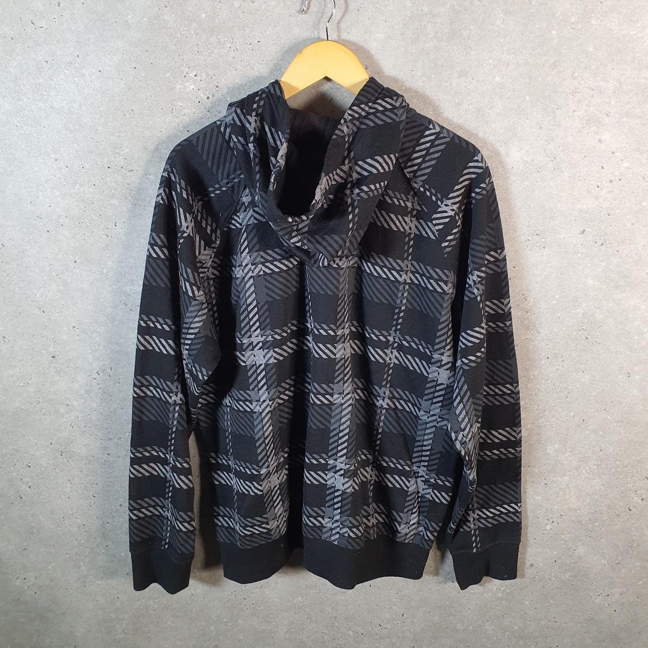 Vintage NBA Spellout Embroidered Hoodie Men’s XL Checkered Full Zip Pro Sport USA