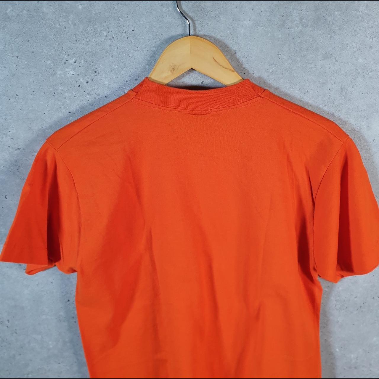 Vintage Fruit of the Loom PNC Bank 90s USA Single Stitch T Shirt Men’s Medium Orange C8396