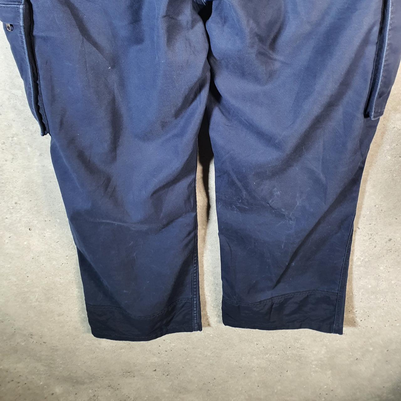 Vintage Carhartt Carpenter Trousers Mens W40 L28 Navy Blue Dungaree Fit Workwear USA