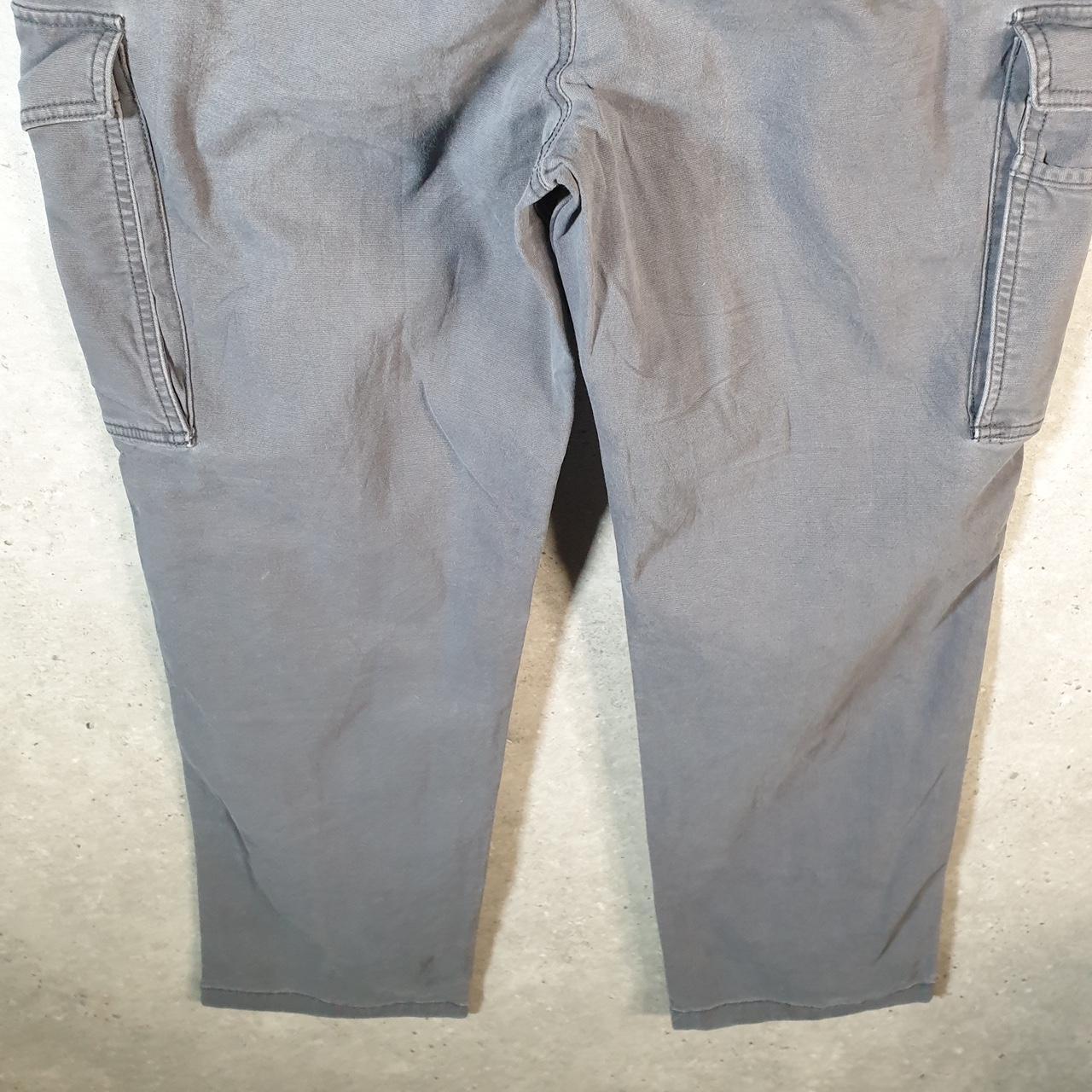 Vintage Carhartt Carpenter Trousers Mens W38 L32 Grey Relaxed Fit Workwear