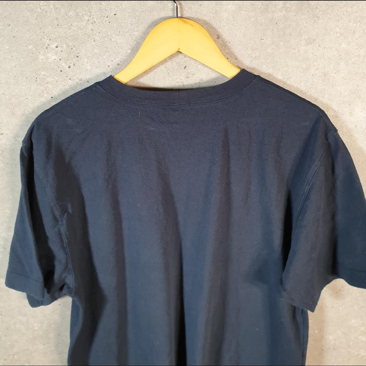 Vintage Carhartt Pocket T Shirt Men’s Small Navy Blue Workwear Chore Utility Loose Fit C9299