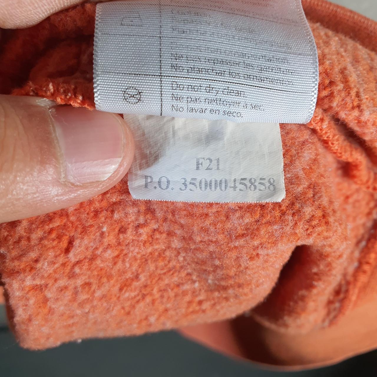 Vintage Carhartt Sweatshirt Womens Large Orange Pullover Blank USA Loose Fit