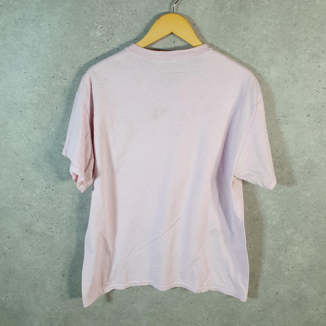 Vintage Columbia Spellout T Shirt Shirt Men’s Large Pink Logo Athletic