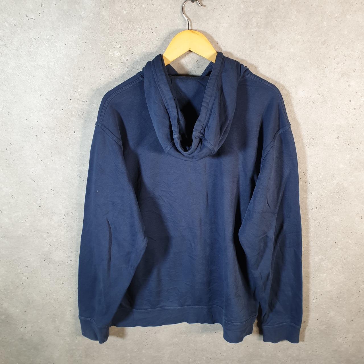 Vintage Nike Centre Swoosh Camarillo Football Hoodie Men’s Large Navy Blue Swoosh