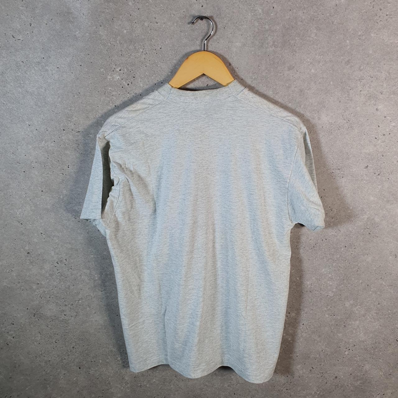 Vintage Fruit of the Loom Plaiville Hot Air Balloon 90s USA Single Stitch T Shirt Men’s Large Grey