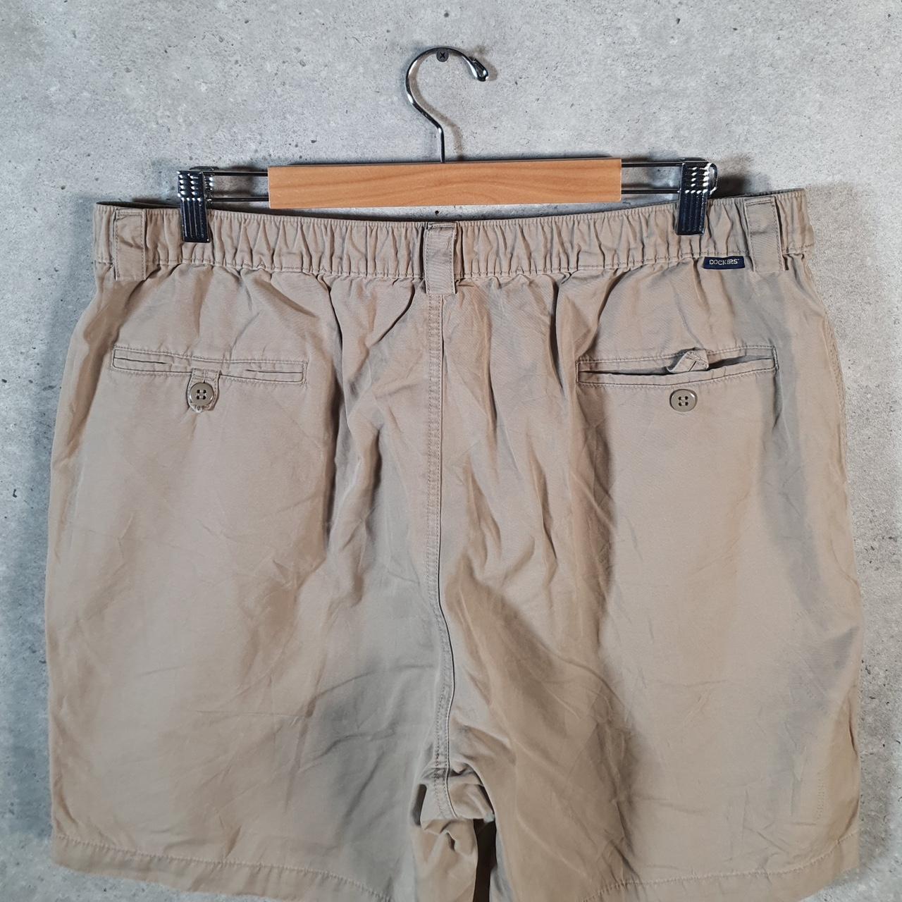 Vintage Dockers Chino Shorts Jorts Cargo Men’s W38 Brown Baggy Cotton A4432