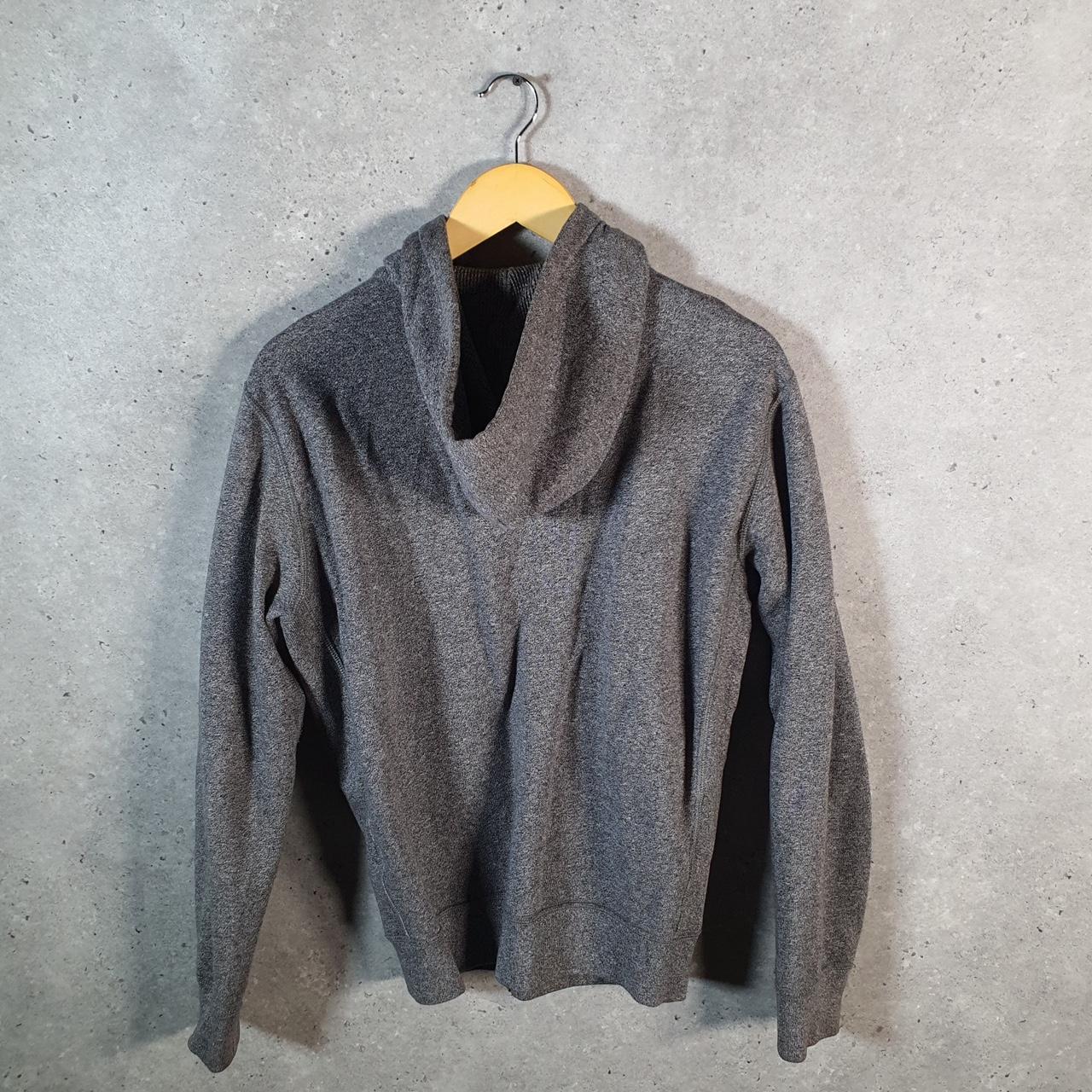 Vintage Ralph Lauren Polo Heavyweight Hoodie Men’s Small Grey Cotton Full Zip Pony