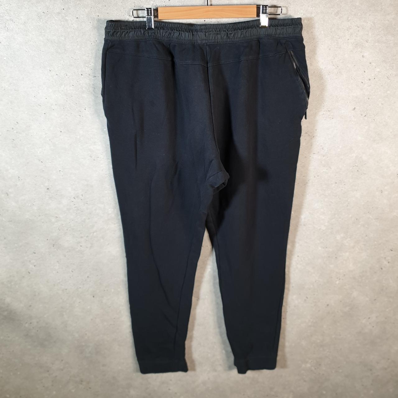 Vintage Nike Club Sweatpant Joggers Mens 2XL Black Swoosh Sports Tracksuit Big Fish Vintage