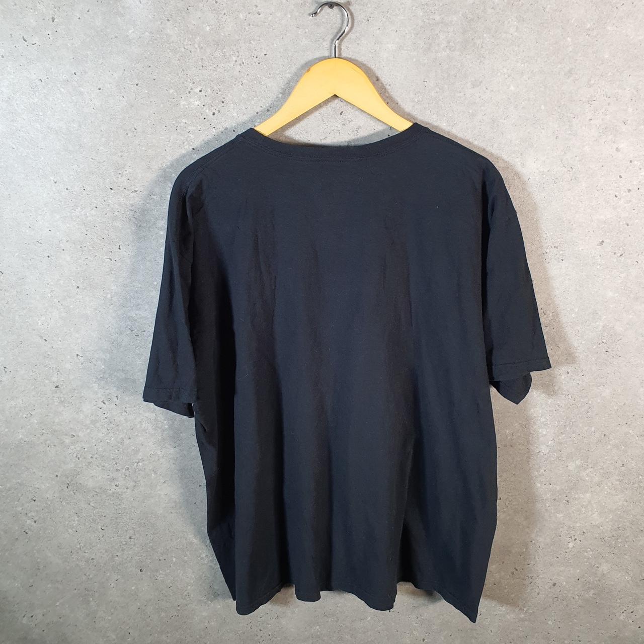 Vintage Adidas Go To T Shirt Men’s 2XL Black Three Stripes Logo Athletic