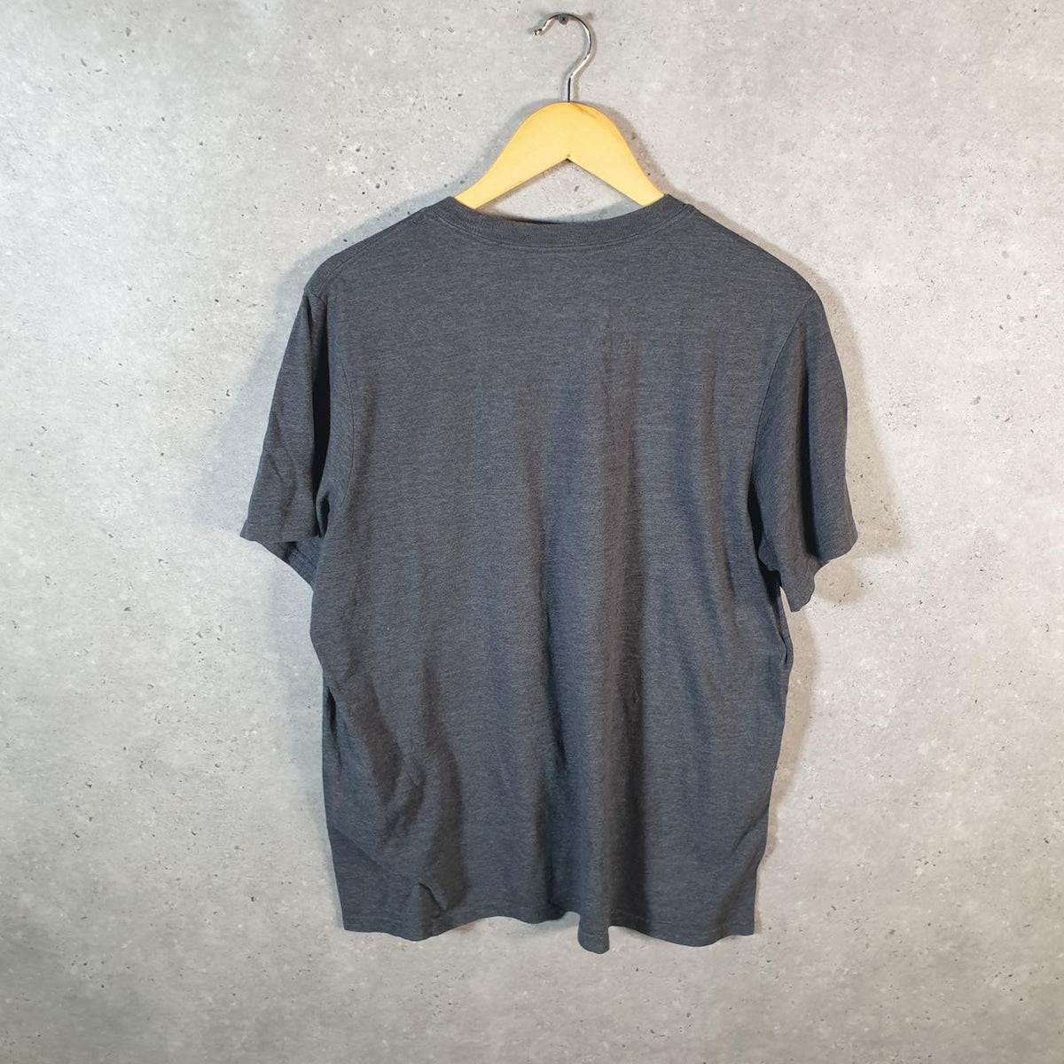 Vintage Adidas Amplifier T Shirt Men’s Large Grey Three Stripes Logo Athletic