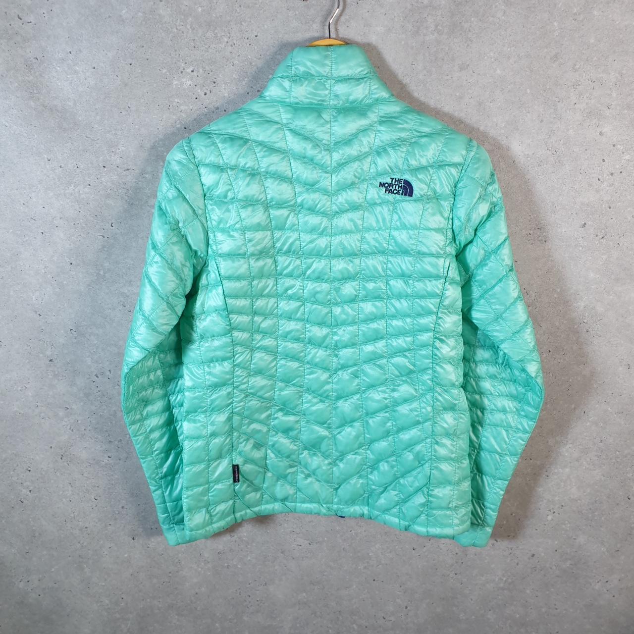 Vintage The North Face TNF Puffer Jacket Womens Small Blue Down Full Zip Coat