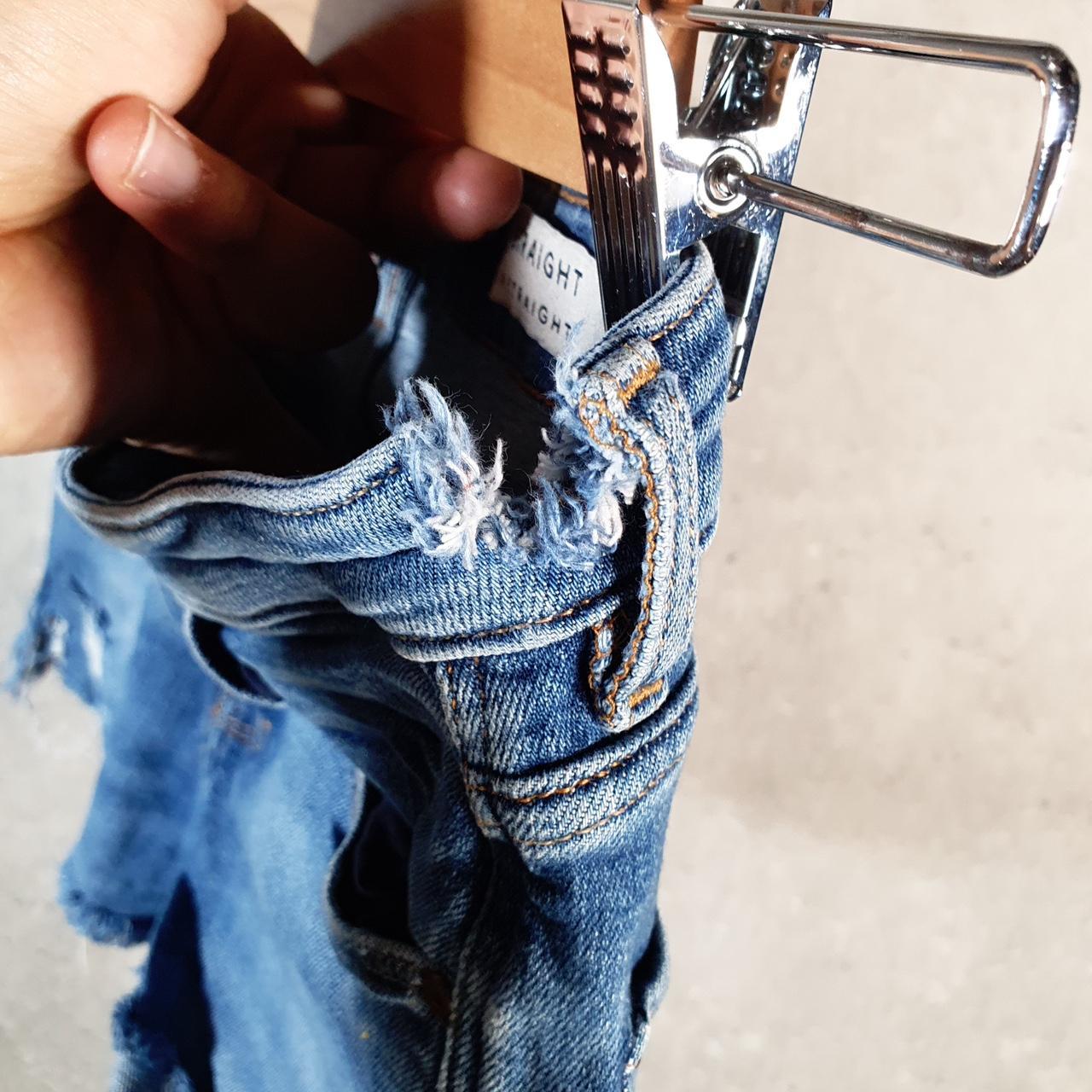 Vintage Guess Cut Off Shorts Jorts Cargo Womens W26 Blue Relaxed Denim