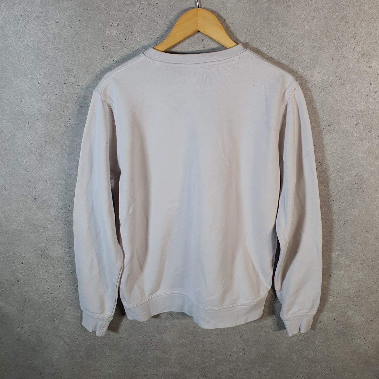 Vintage Nike Club Embroidered Sweatshirt Men’s Large Beige Swoosh Y2K Pullover Logo