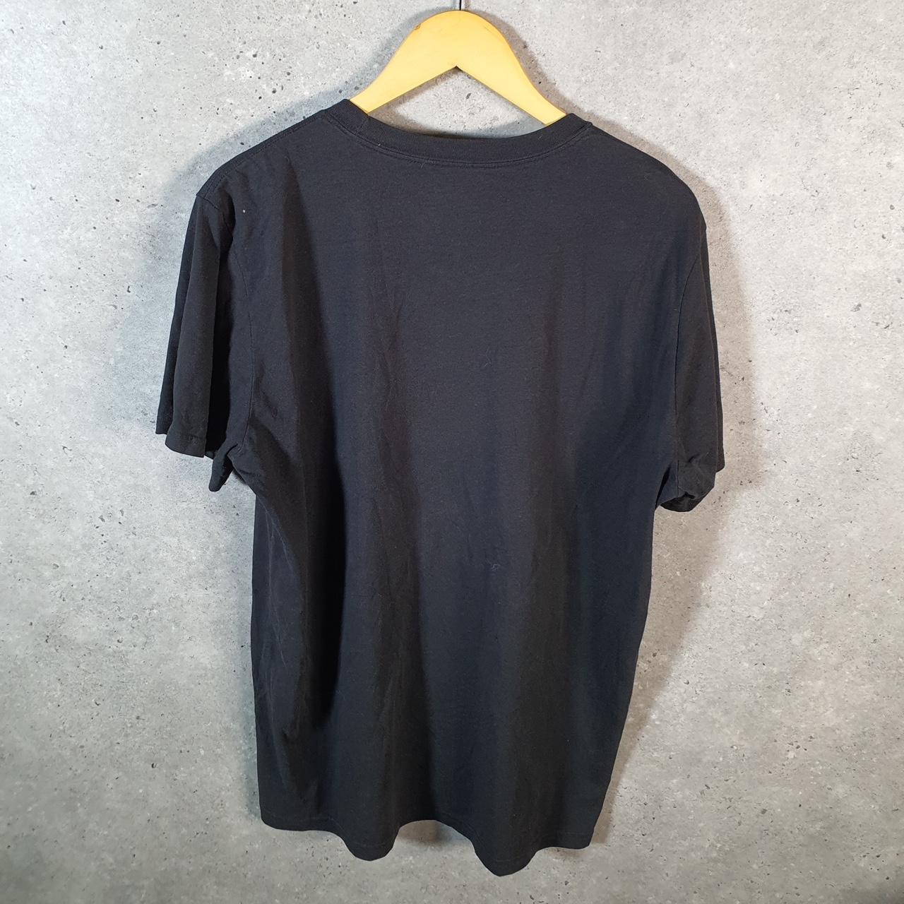 Vintage Adidas Go To Performance T Shirt Men’s XL Black Three Stripes Logo Athletic