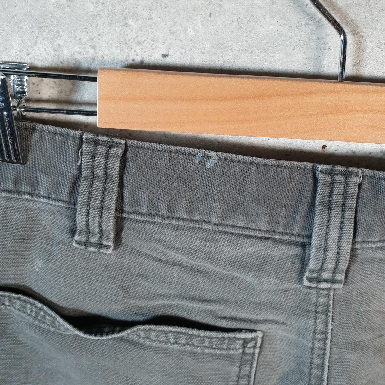 Vintage Carhartt Carpenter Trousers Mens W34 L30 Grey Relaxed Fit Workwear