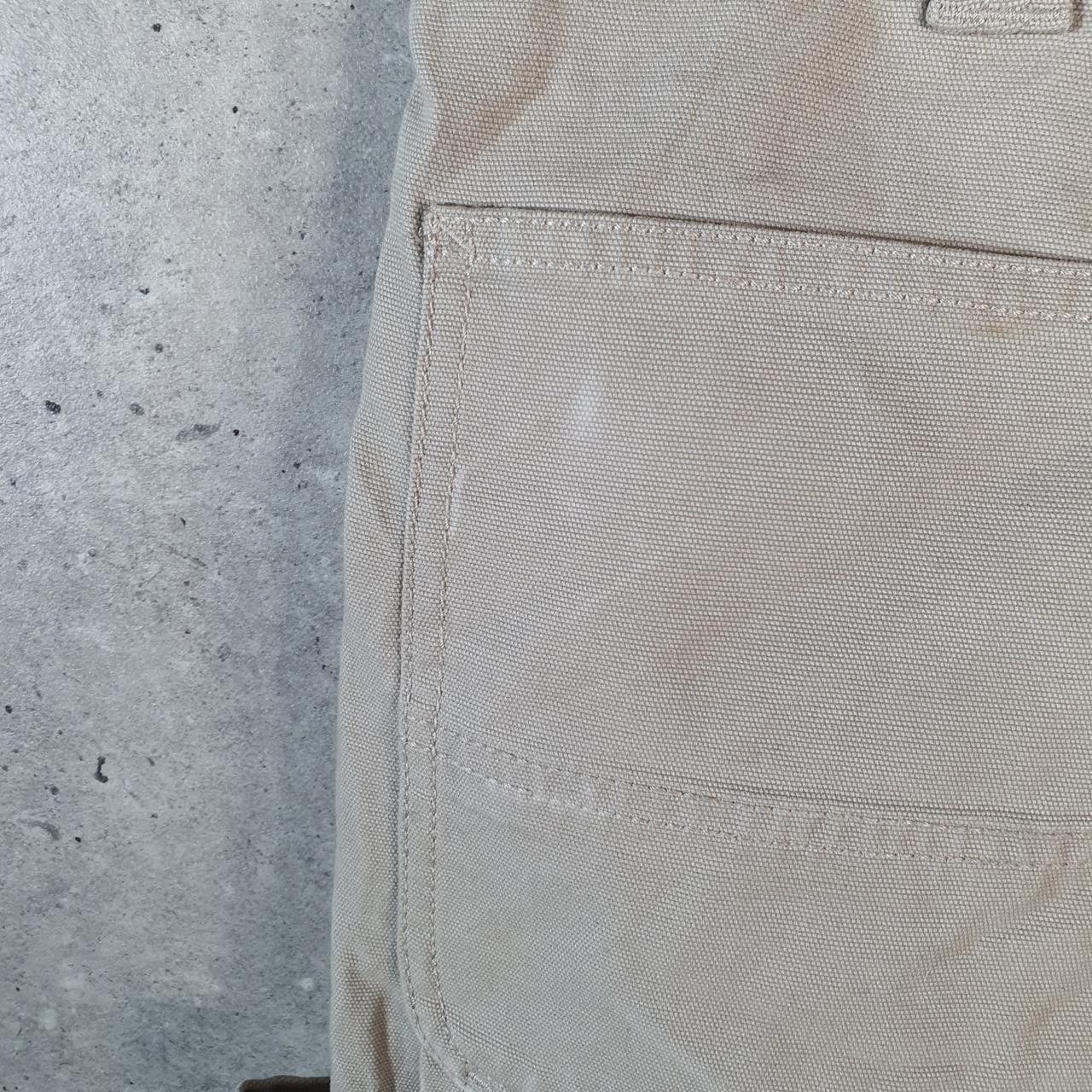 Vintage Carhartt Baggy Carpenter Shorts Jorts Cargo Men’s W34 Brown Relaxed Fit Workwear Big Fish Vintage