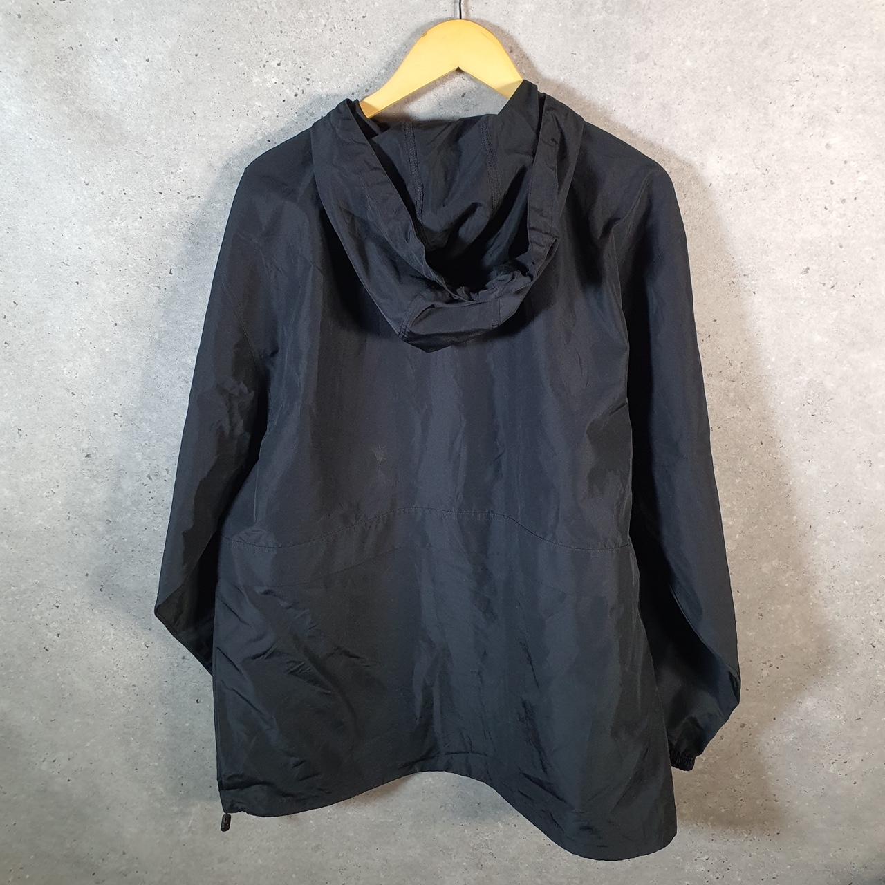 Vintage Champion Windbreaker Track Jacket Mens XL Black Fairleigh Dickinson Univeristy