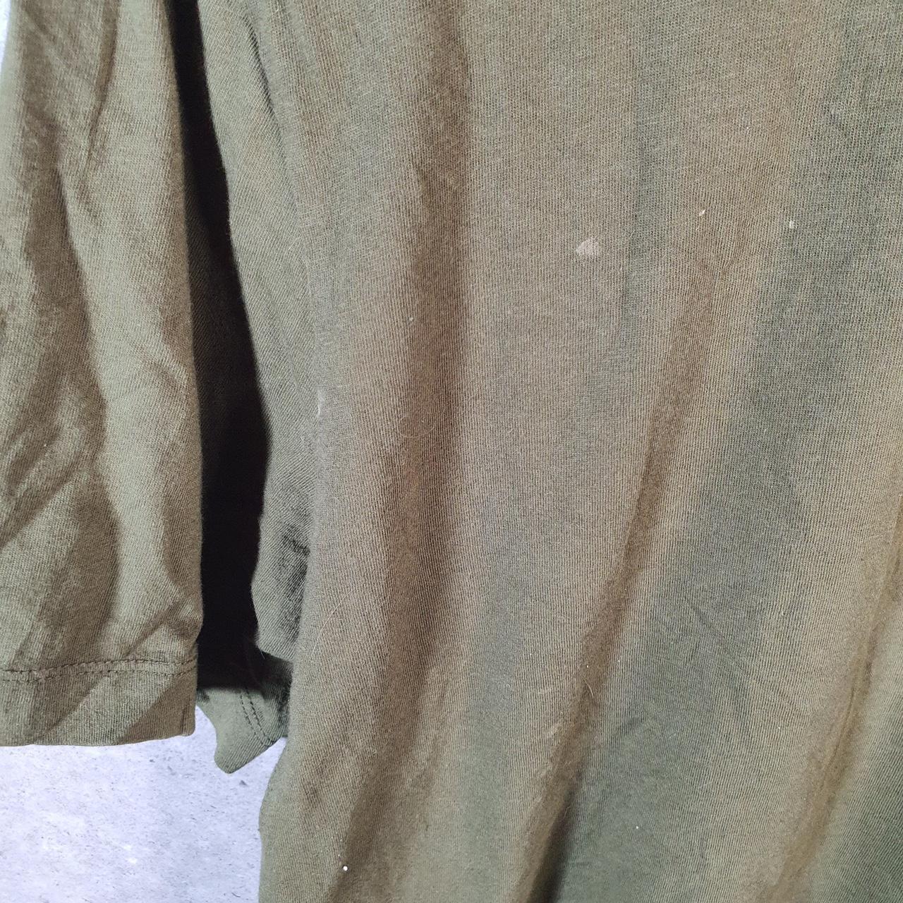 Vintage Nike Embroidered Club T Shirt Men’s Medium Khaki Green Swoosh Athletic