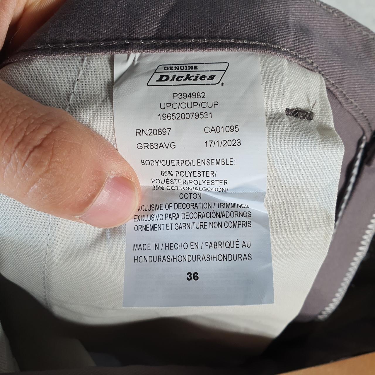 Vintage Dickies Baggy Chino Shorts Jorts Cargo Mens W36 Grey Regular Fit