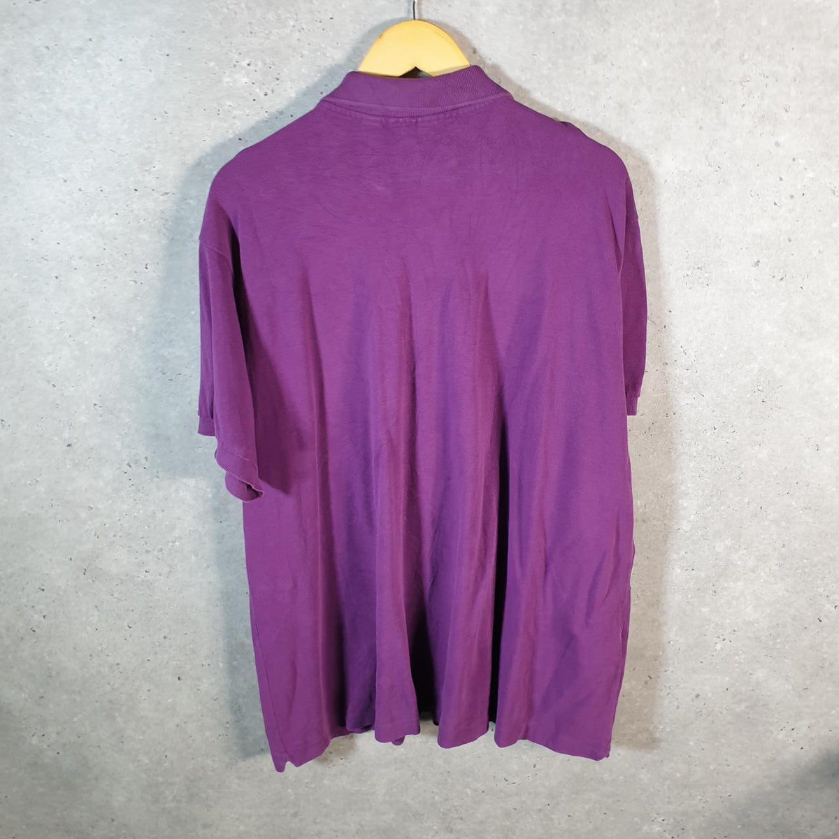 Vintage Lacoste Polo Shirt Men’s Large Purple Classic Fit Embroidered Logo