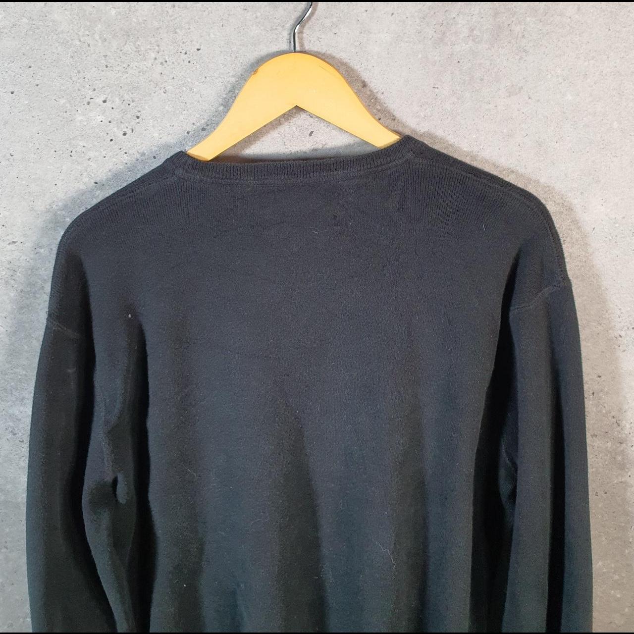 Vintage Ralph Lauren Polo Heavyweight Sweatshirt Men’s Medium Black Pullover Pony C8845