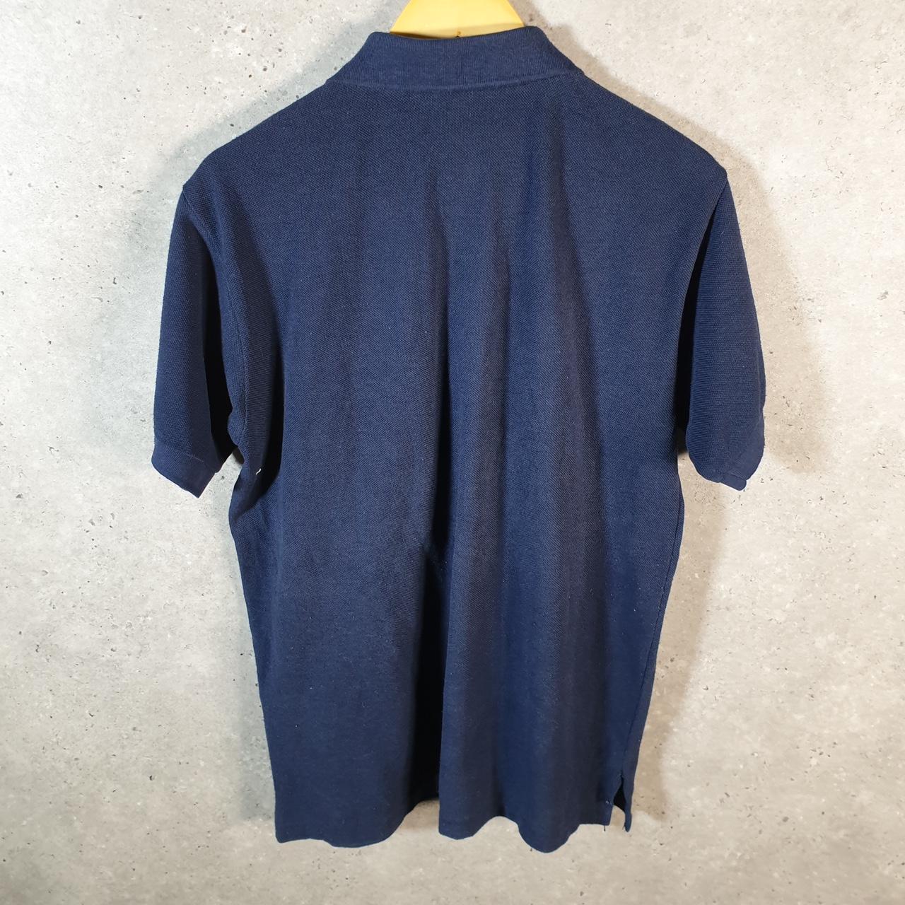 Vintage 90s Chemise Lacoste Polo Shirt Men’s Small Navy Blue Classic Fit Embroidered Logo