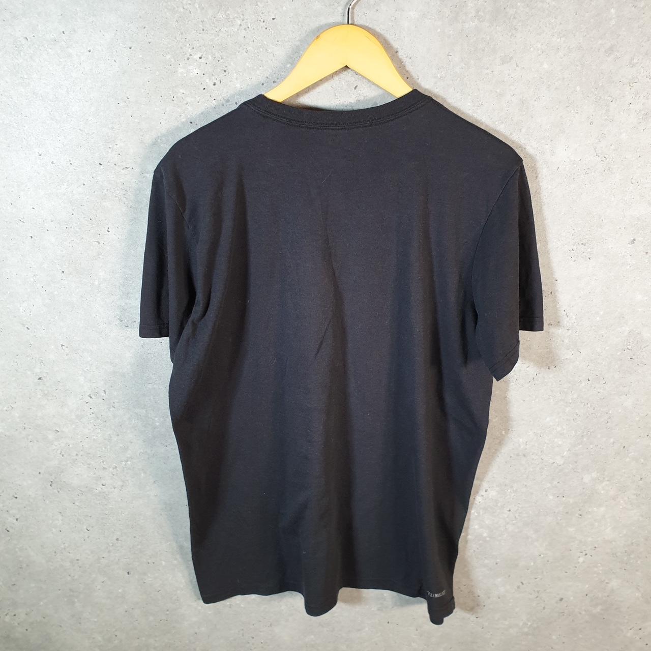 Vintage Adidas Go To Performance Tee T Shirt Men’s Large Black Three Stripes Logo Athletic