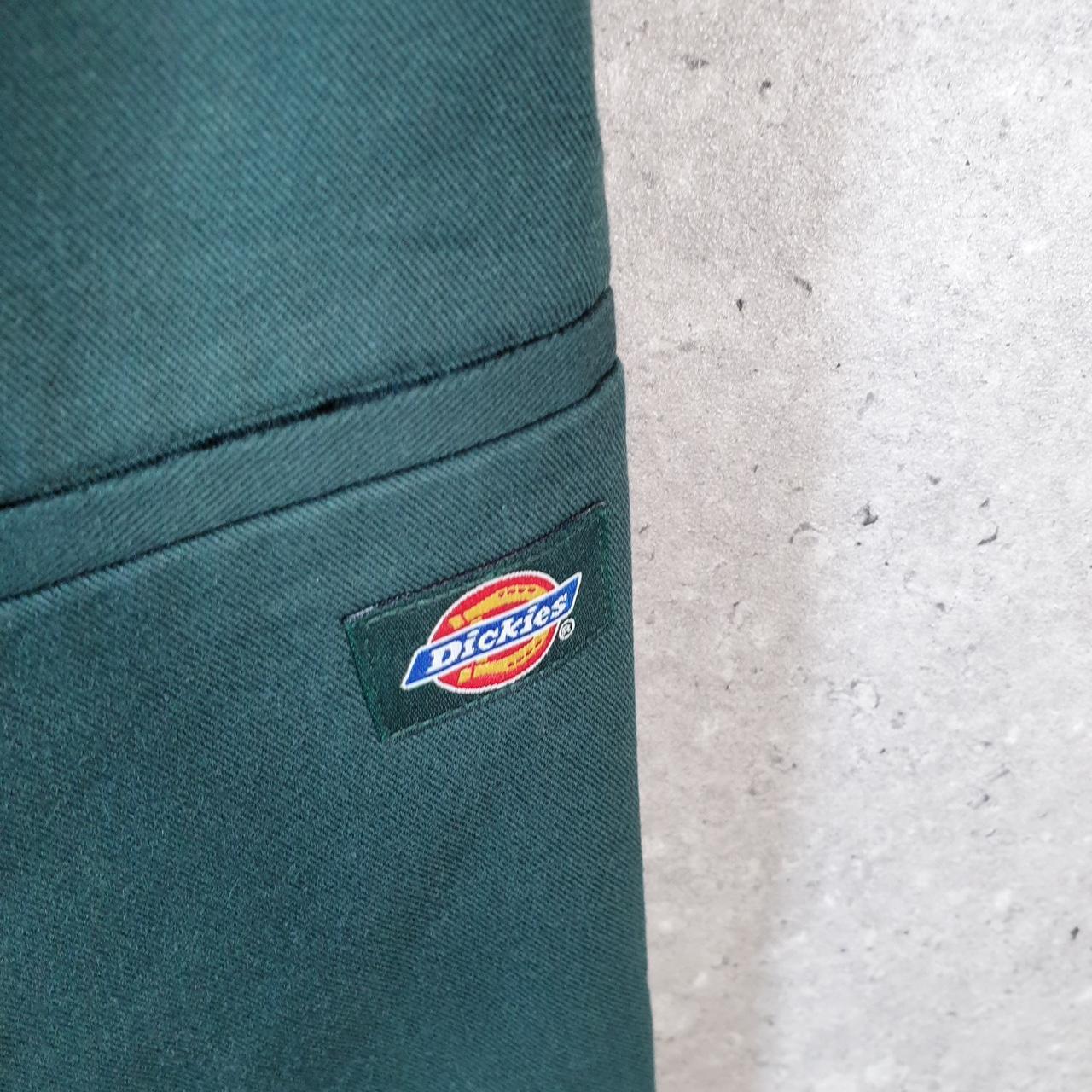 Vintage Dickies Flex Baggy Chino Shorts Jorts Cargo Mens W40 Green Relaxed Fit