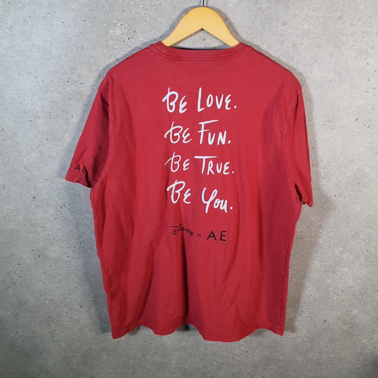 Vintage Disney Land Mickey Mouse T Shirt Men’s XL Red Graphic Cartoon