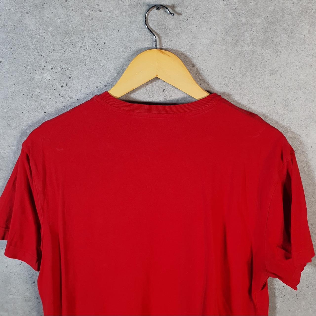 Vintage Ralph Lauren Polo T Shirt Men’s Small Red Embroidered Pony Classic Fit C9122