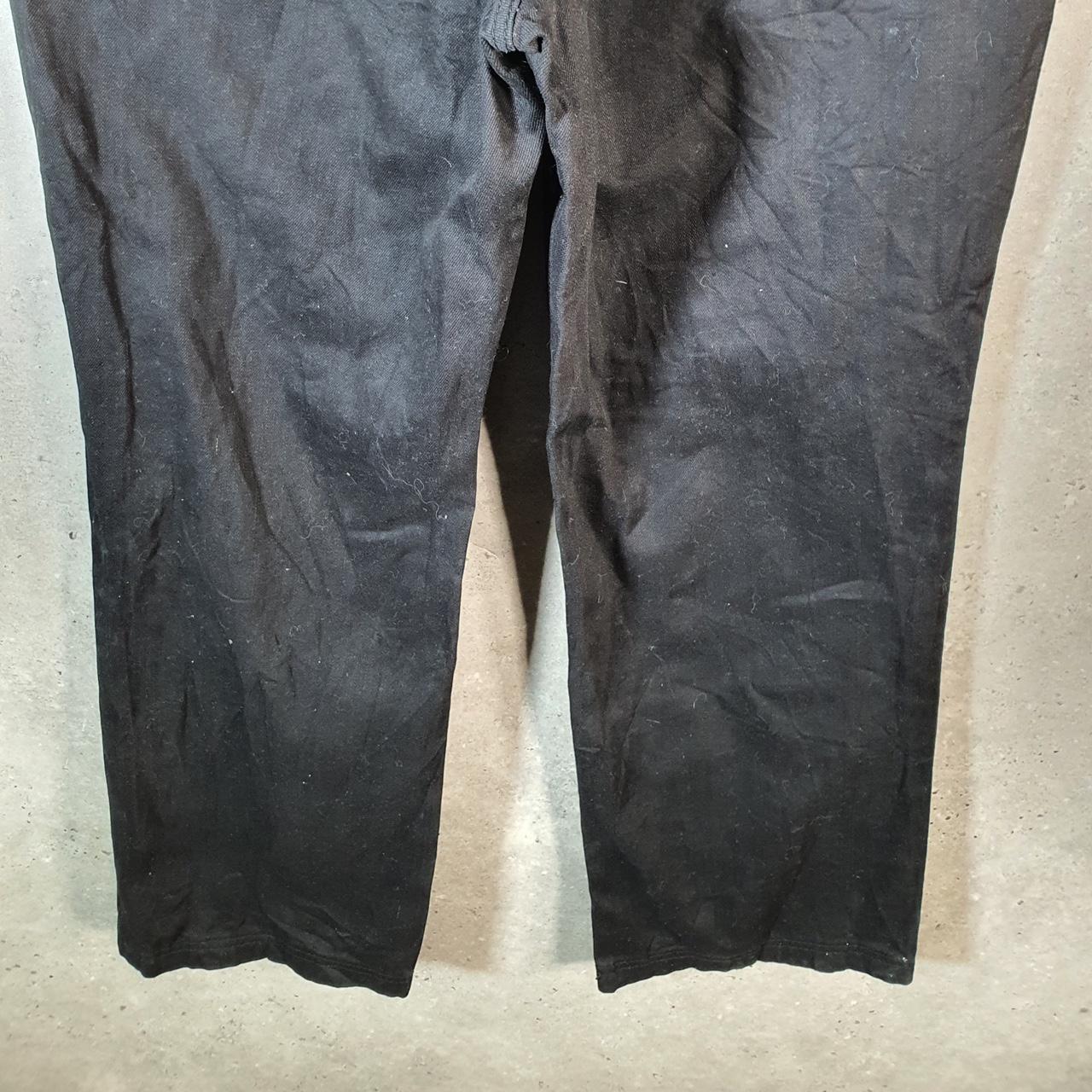 Vintage Eight 732 Baggy Y2K Hip Hop Jeans Mens W42 L34 Black Denim Wide Leg Big Fish Vintage