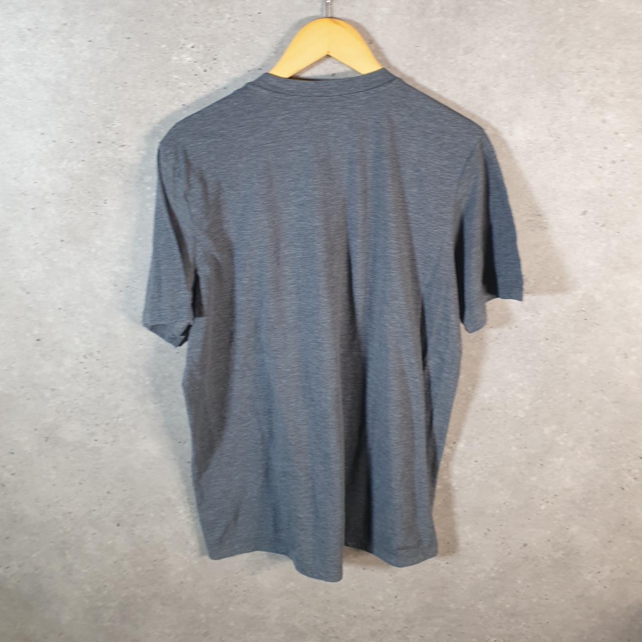 Vintage Adidas Primegreen T Shirt Men’s Large Grey Three Stripes Logo Athletic