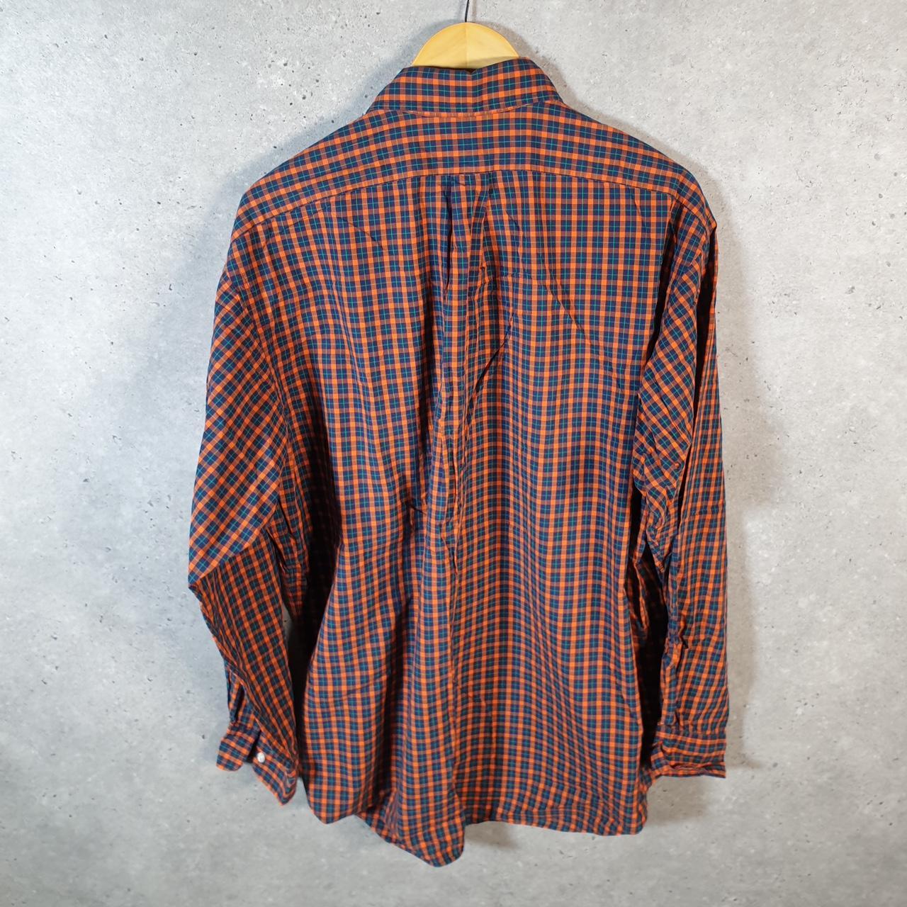Vintage Ralph Lauren Button Down Shirt Men’s Large Checkered Blake Pony Cotton