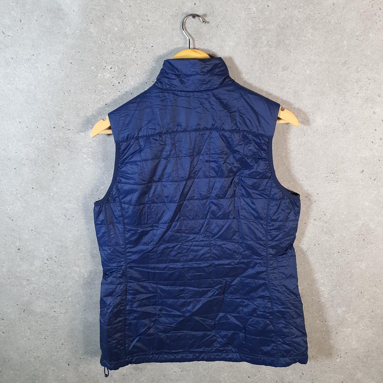 Vintage L.L. Bean Gilet Down Puffer Jacket Mens Small Navy Blue Waterproof Shell