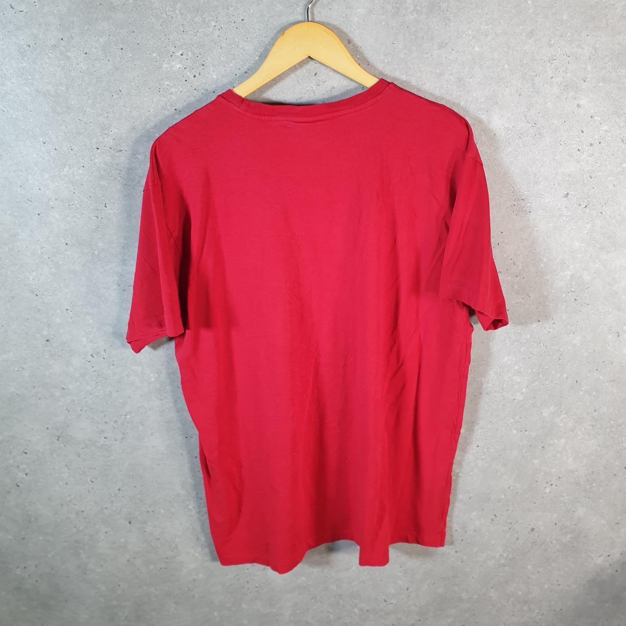 Vintage Ralph Lauren Polo T Shirt Men’s Large Red Embroidered Classic Fit Pony C8600