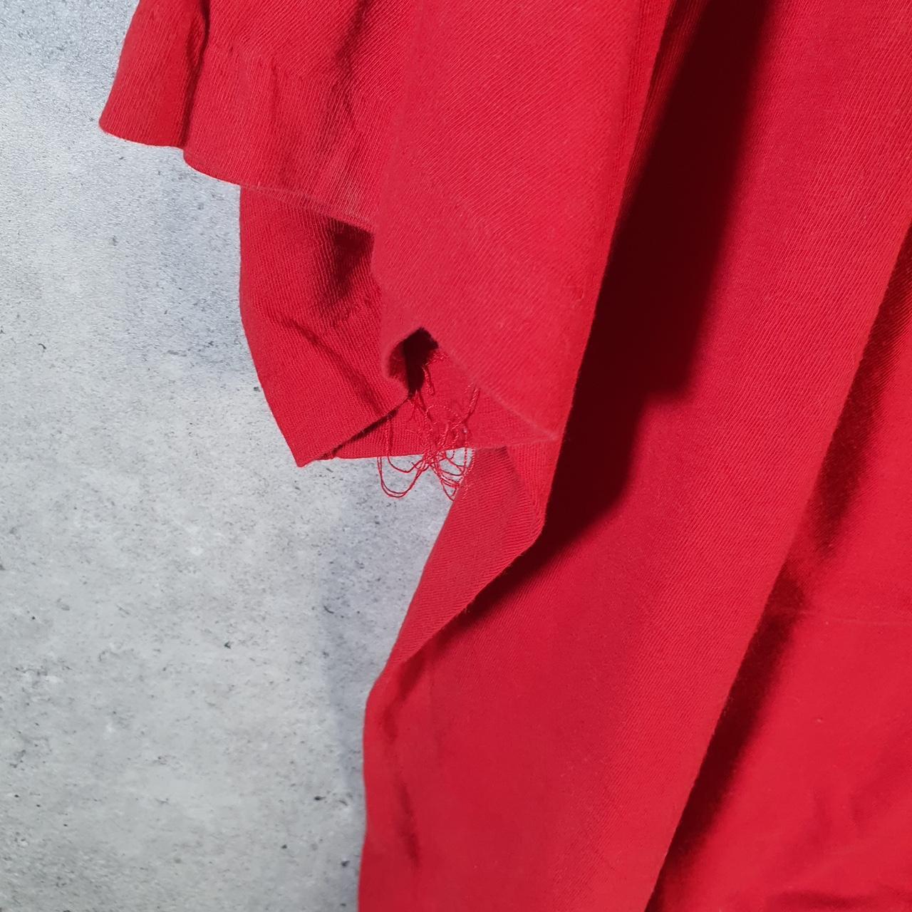 Vintage Munster Rugby Superman Graphic 90s USA Single Stitch T Shirt Men’s XL Red