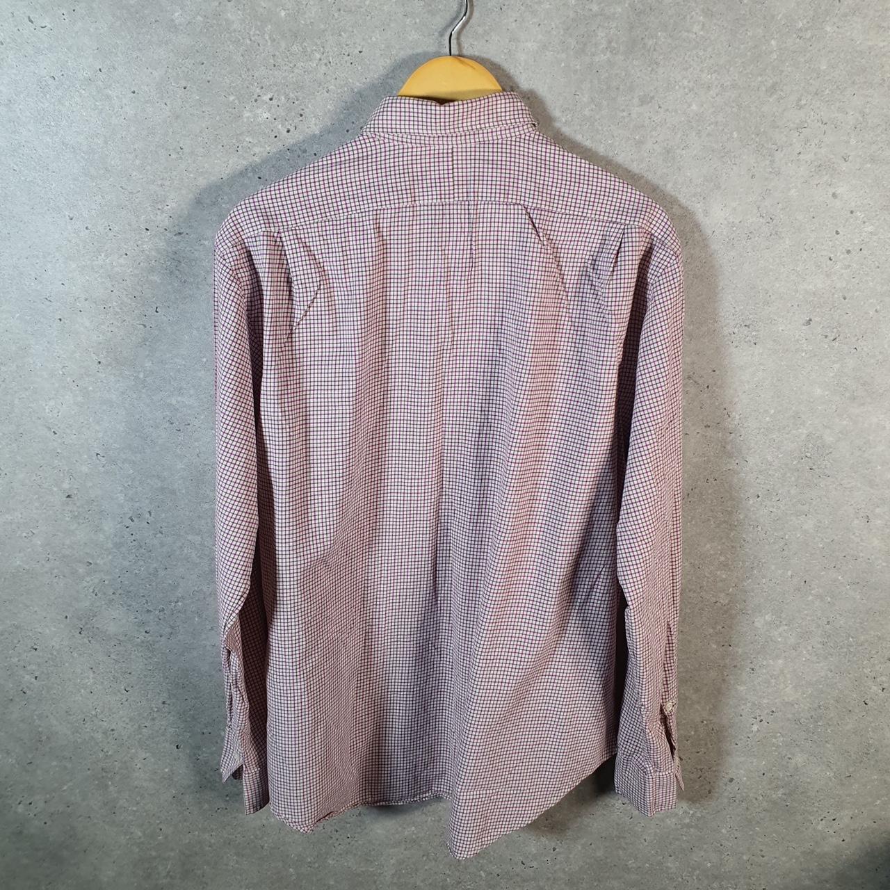 Vintage Ralph Lauren Button Down Shirt Men’s XL Pink Checkered Classic Fit Cotton