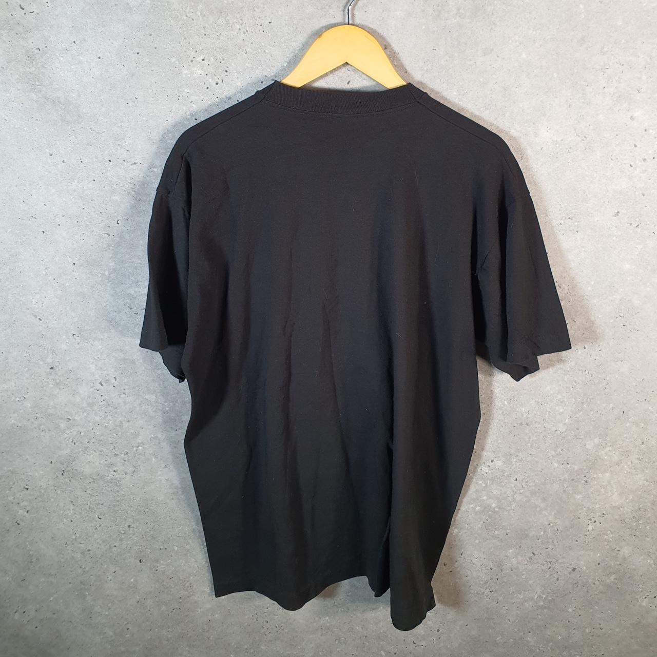 Vintage Fruit Of The Loom Construction Digger 90s USA Single Stitch T Shirt Men’s XL Black