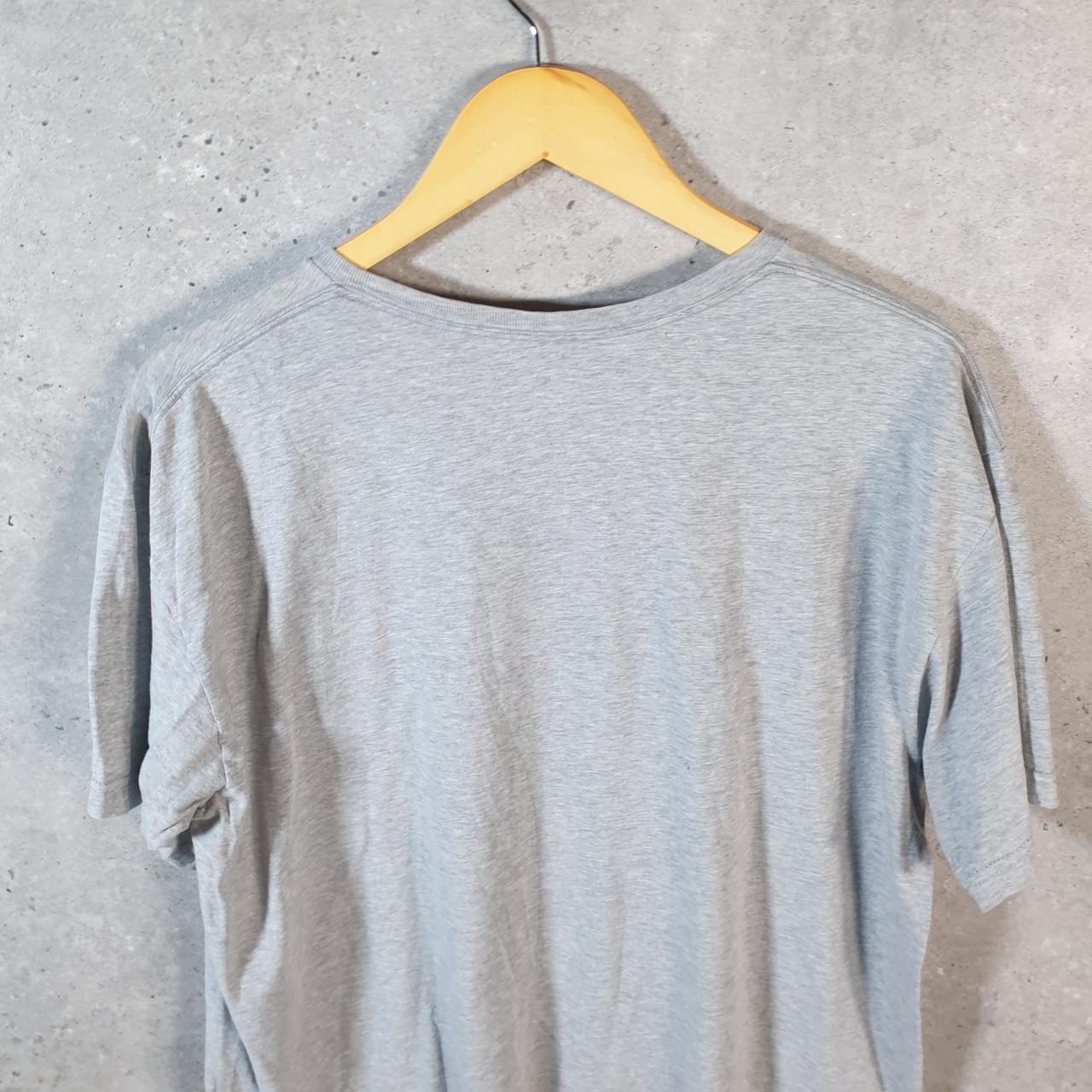 Vintage Ralph Lauren Polo T Shirt Men’s Large Grey Embroidered Classic Fit Pony C9061