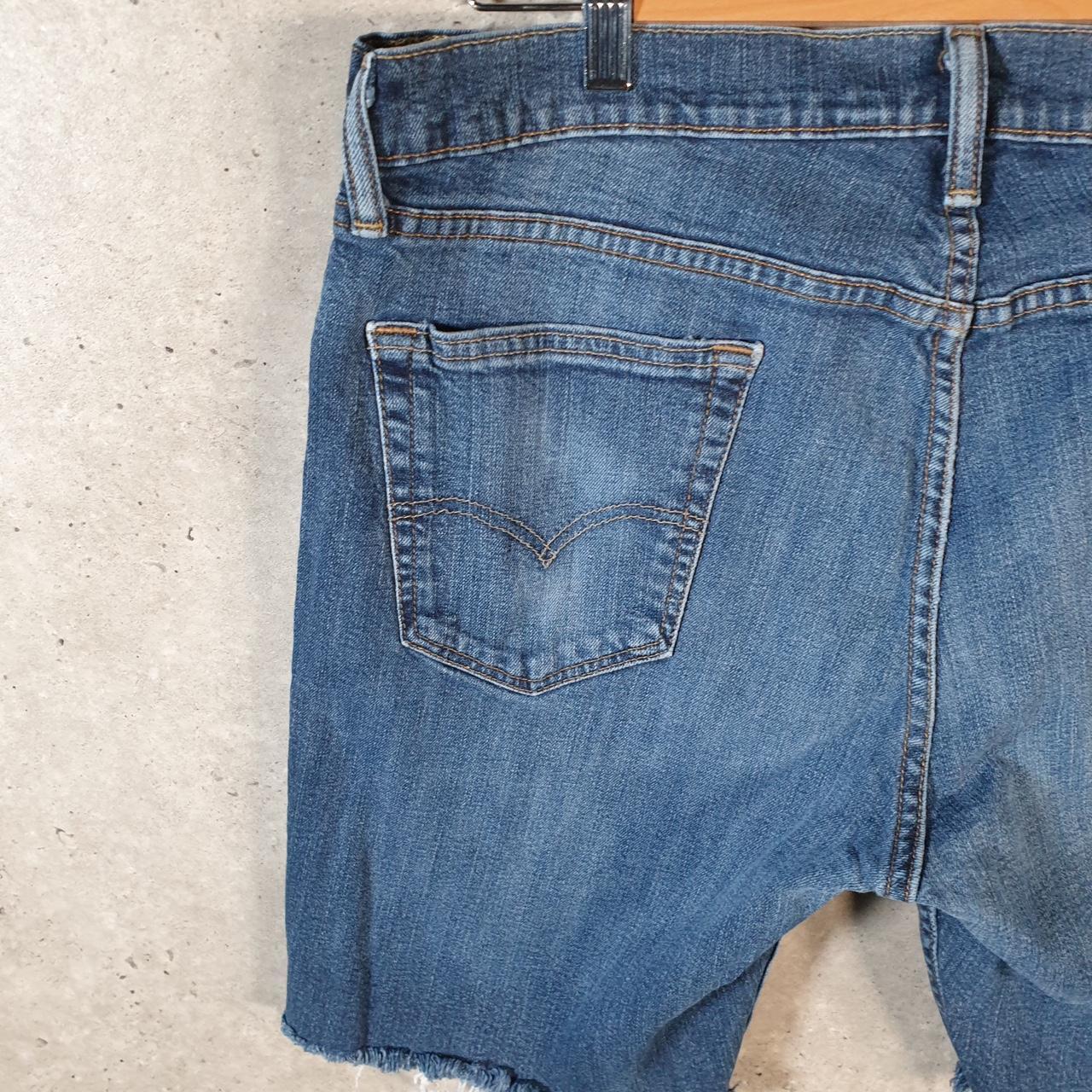 Vintage Levi’s 559 Baggy Shorts Jorts Cargo Mens W36 Blue Relaxed Denim