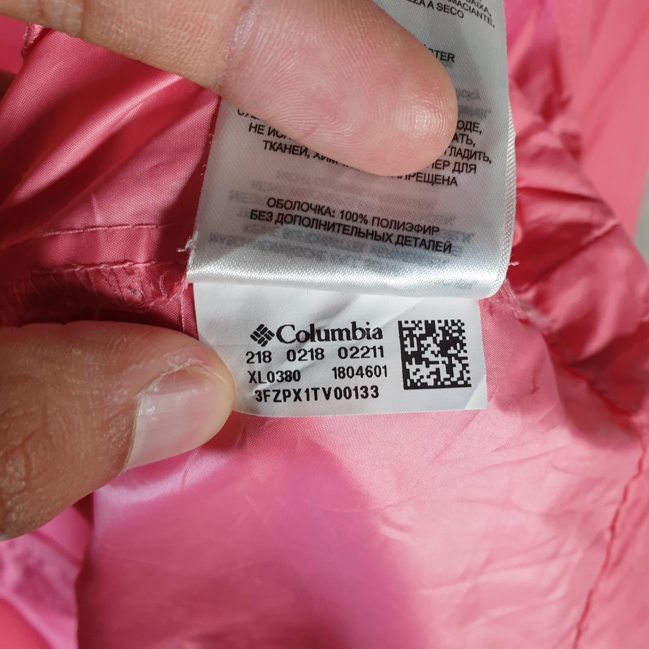 Vintage Columbia PFG Windbreaker Track Jacket Womens Medium Pink USA Athletic