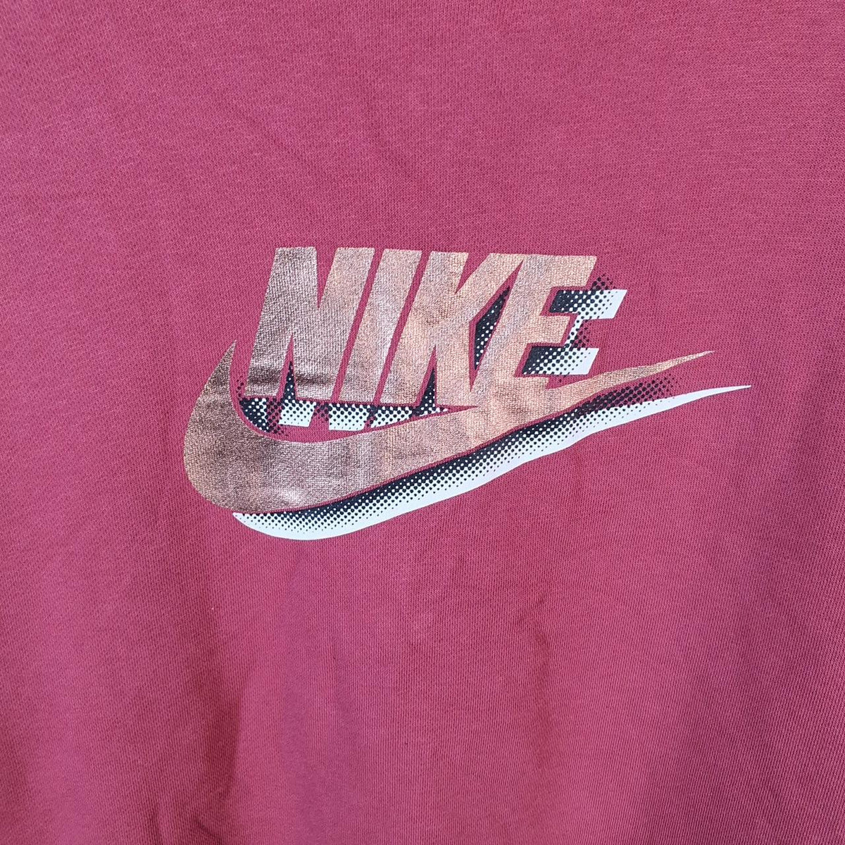 Vintage Nike 1/4 Zip Sweatshirt Womens XS Pink Swoosh Y2K Pullover Logo