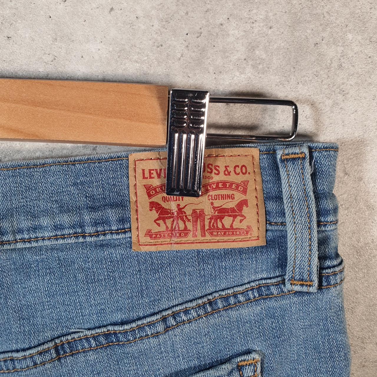 Vintage Levi’s Baggy Shorts Jorts Cargo Womens W29 Blue Relaxed Denim