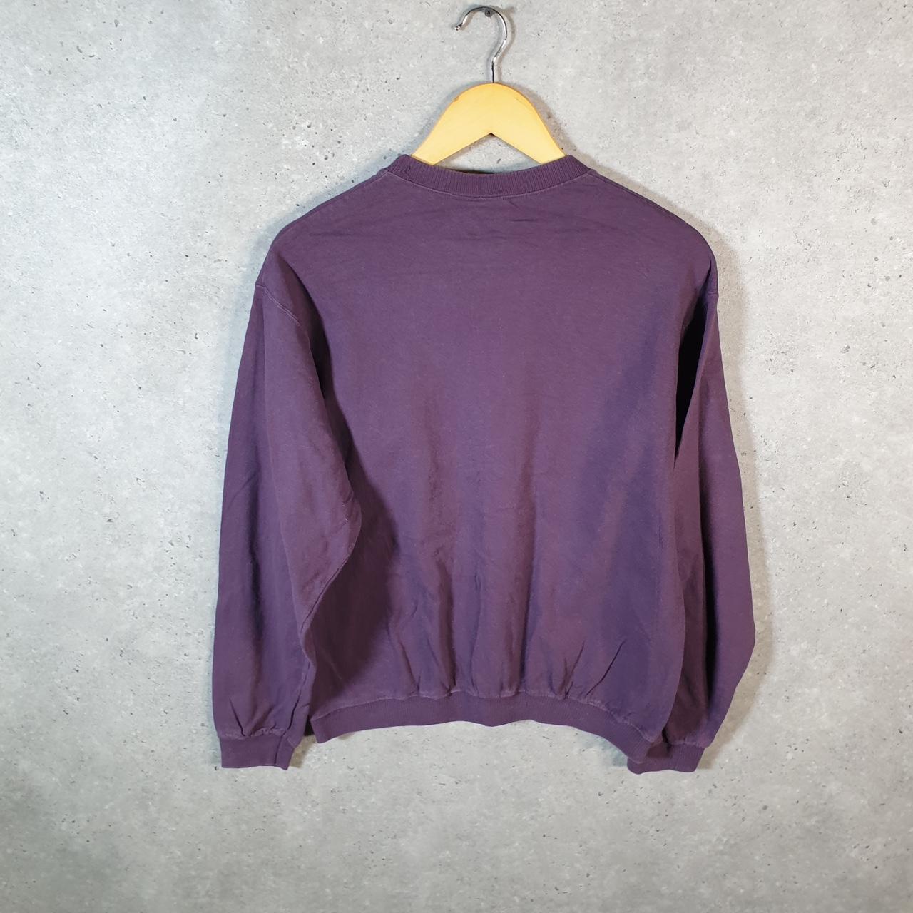 Vintage Lee Premium Jersey Sweatshirt Men’s Medium Purple Baggy Blank